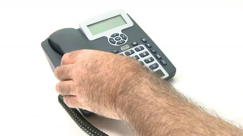 Making a phone call Stock Footage 619219