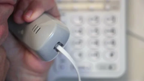 Making Phone Call Stock Footage 163614774