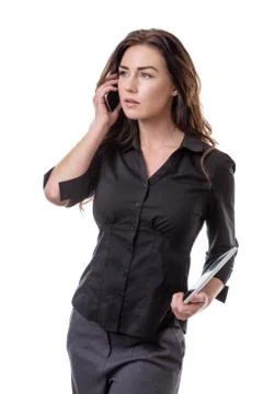 Making a phone call Stock Photos