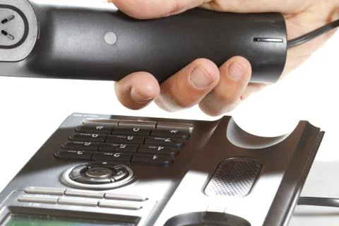 Making a phone Stock Photos