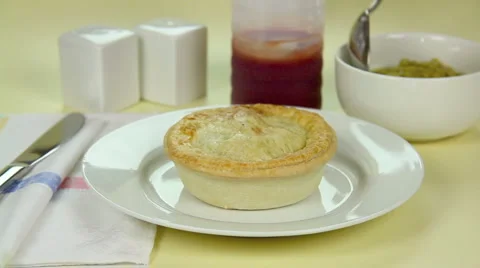 Making Pie With Peas Stock Footage 1091057