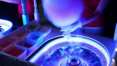 Making pink cotton candy 스톡 동영상 282731030