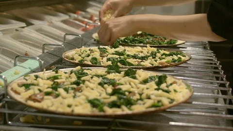 Making Pizza 10 Stock Footage 99475835