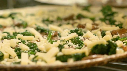 Making Pizza 18 Stock Footage 99477396