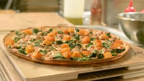 Making Pizza 24 Stock Footage 99477315