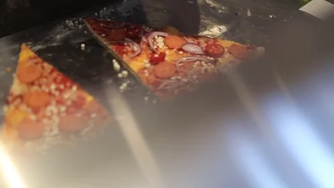 Making a Pizza - Adding Onion Stock Footage 77225789