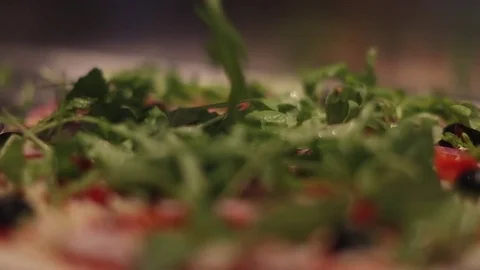 Making a Pizza - Adding Rocket Stock Footage 77225691