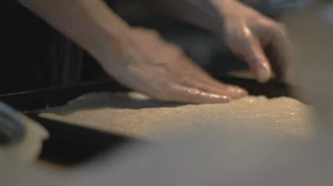 Making pizza Stock Footage 36086275