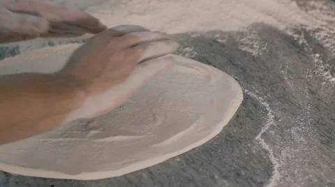Making a pizza Stock Footage 52695276