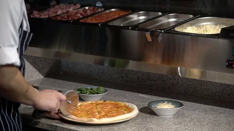Making pizza Stock Footage 102702495