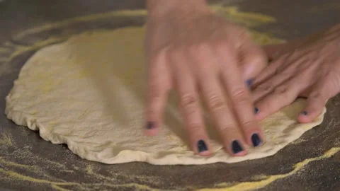 Making pizza Stock Footage 154003027