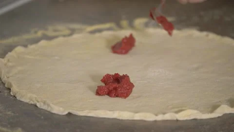 Making pizza Stock Footage 154003200