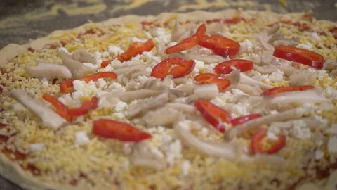 Making pizza Stock Footage 154003286