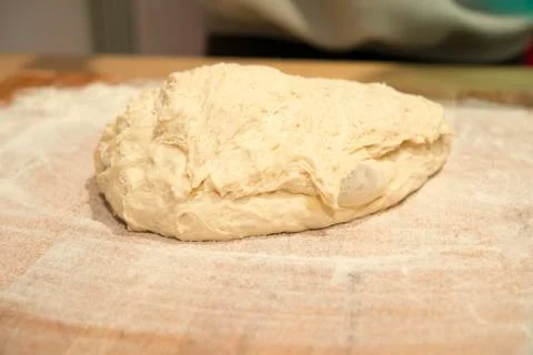 Making pizza Foto stock