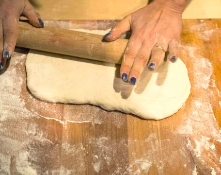 Making pizza 写真素材