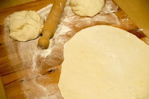 Making pizza 写真素材