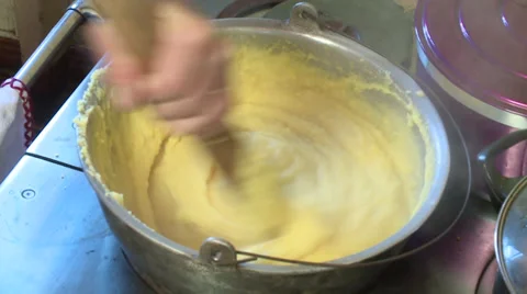 Making a polenta HD3 스톡 동영상 37823996