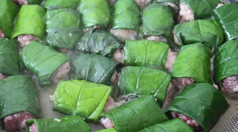 Making a pot leaf guise pay Stock Footage 56085806