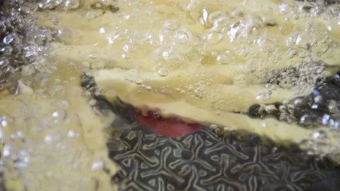 Making potato chips Stock Footage 148391250