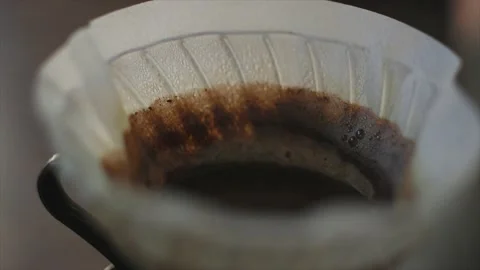 Making a pourover coffee Stock Footage 232870277