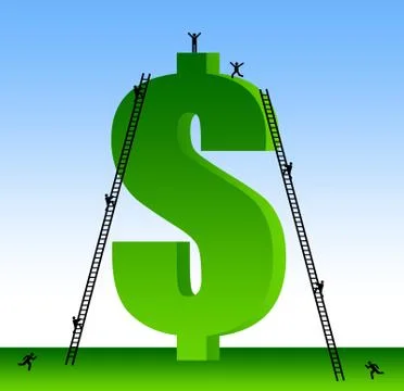 Making profit Illustrazione stock