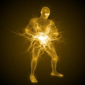 Making psiball. Stock Illustration