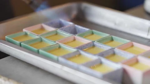 Making pudding Video stock 194751624