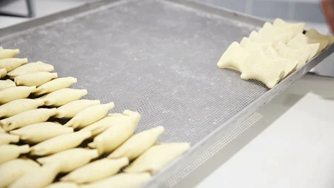 Making puff pastry Stock Footage 95638294