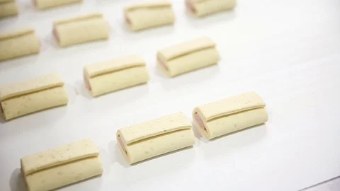 Making puff pastry Stock Footage 95638486