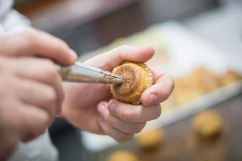 Making puff Stock Photos