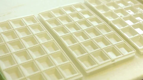 Making ravioli 스톡 동영상 77757891