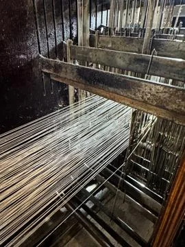 Making Ribbons From Thread Stock Photos