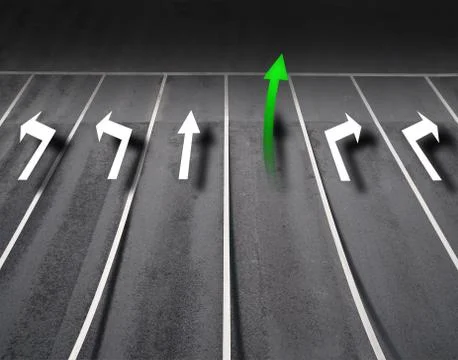 Making the right choice Stock Illustration