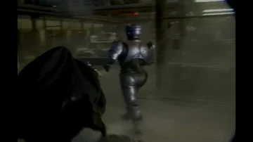 The Making of Robocop | Behind the Scenes - Stunt Scene  Video stock 85638540