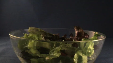 Making a salad Stock Footage 600188