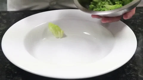 Making a salad Stock Footage 84807412