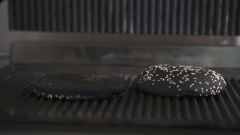 Making Sandwich Buns Stock Footage 129685236