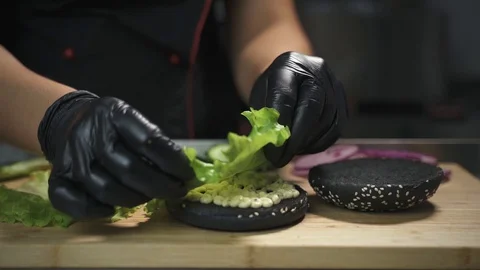 Making a sandwich Stock Footage 129685335