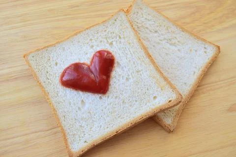Making sandwiches for breakfast Stock Photos