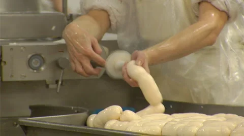 Making sausage Stock Footage 920884