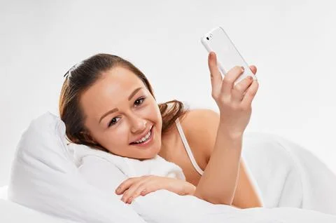 Making selfie Foto stock