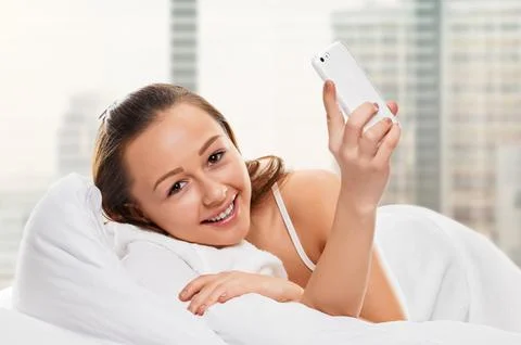 Making selfie Stock Photos