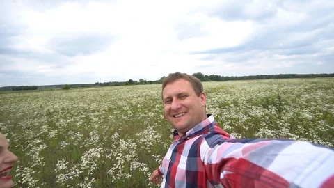 Making selfie, young man taking a selfie outdoors Stock Footage 91946486