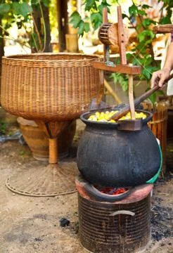 Making silk Stock Photos