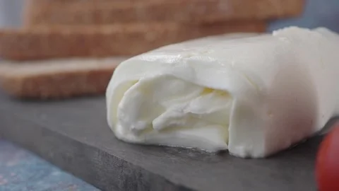 Making simple cheese with fresh ingredients Stock Footage 342211468