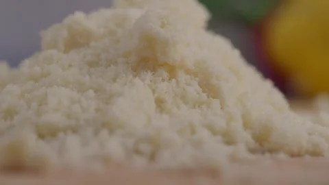 Making simple cheese at home using easy steps Stock Footage 337523595