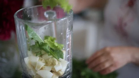 Making a smoothie!  Stock Footage 109547038