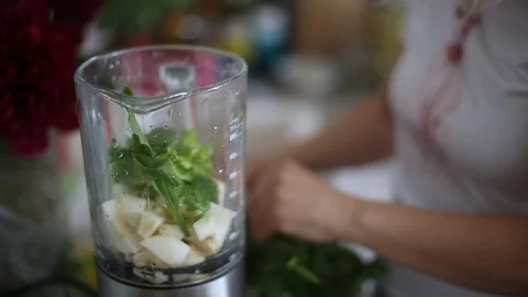 Making a smoothie!  Stock Footage 109547088