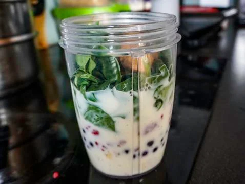 Making a smoothie. Stock Photos