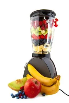 Making smoothies Stock Photos
